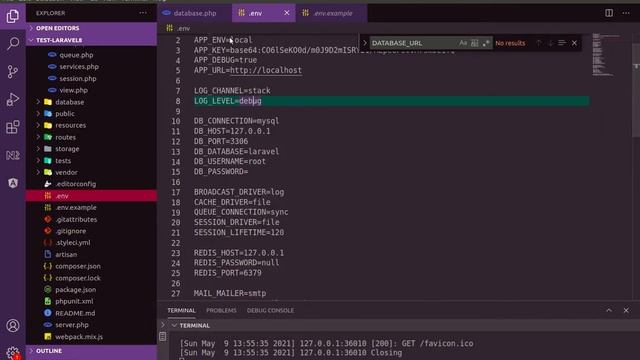 Explain configuration and environment variable in Laravel - PART 21 смотреть онлайн