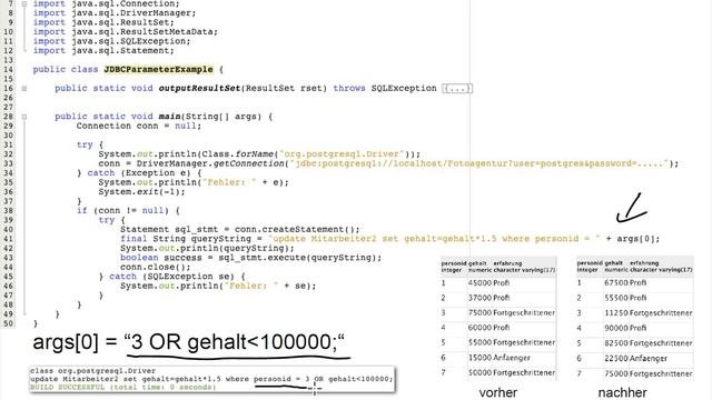 13.57 JDBC, SQL Injection, Prepared Statements смотреть онлайн