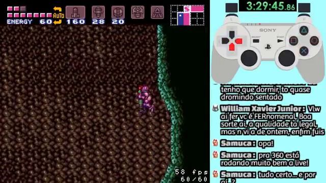Live de Teste: Super Metroid (1994) 360p, GPU scaling смотреть онлайн