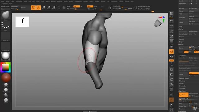 Sculpting a Torso using ZBrush in 10 minutes смотреть онлайн