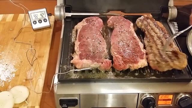 СТЕЙК НА ГРИЛЕ стриплойн. Подробно! смотреть онлайн