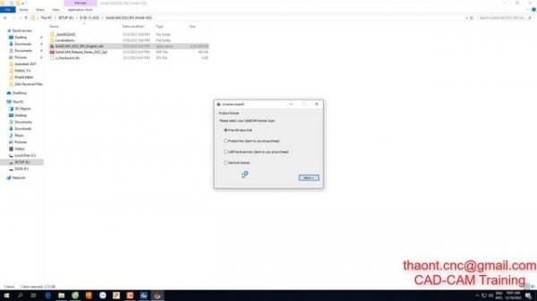 Install Solidcam 2022