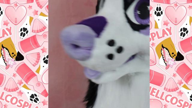 Purple Husky Partial Fursuit Showcase смотреть онлайн