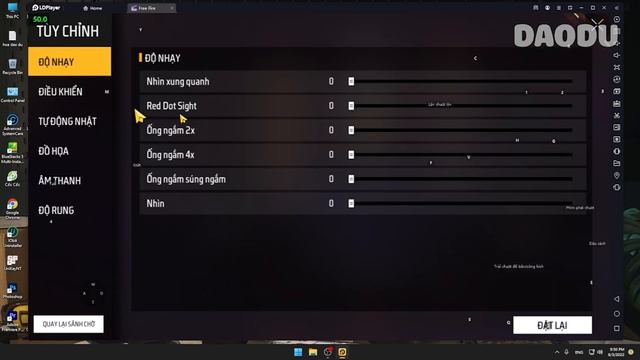 [Setting LD Player 9] Bật 90 FPS Cho Máy Yếu | Fix Độ Nhạy 100% Full Đỏ смотреть онлайн