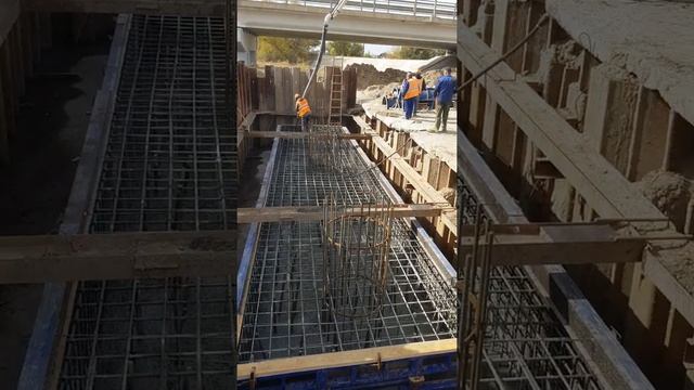 заливка ростверка под опору смотреть онлайн