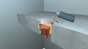 Монтаж противопожарной муфты HL850 и трапа HL317