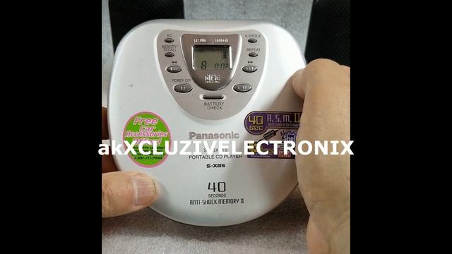 Panasonic Portable CD Player SL SX510 смотреть онлайн