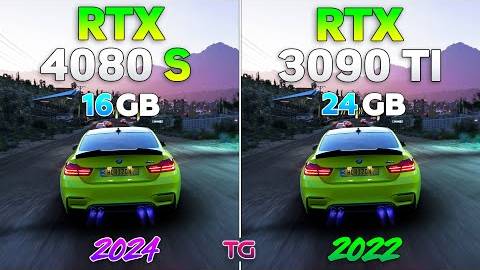 RTX 4080 SUPER vs RTX 3090 Ti тест сравнение в играх смотреть онлайн