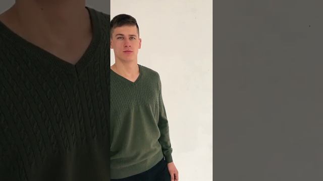 Пуловер мужской из 100% кашемира смотреть онлайн