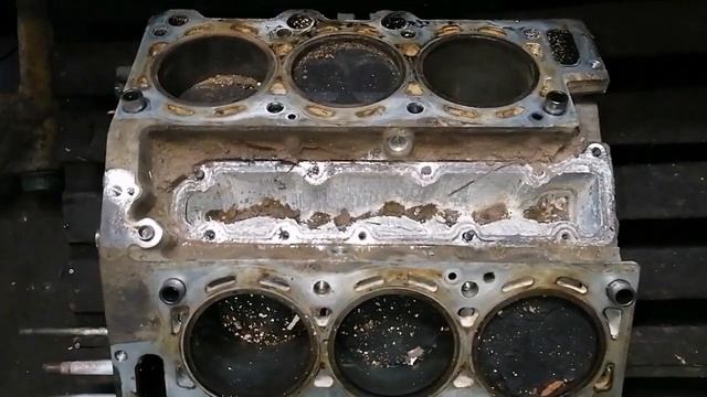 , Toyota RX - 300 3L. Разбор двигателя и дифектовка деталей. смотреть онлайн