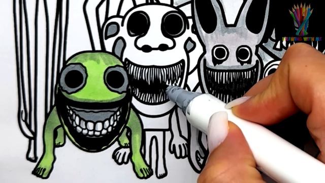 Zoonomaly Coloring Pages / How To Color ALL New BOSSES And MONSTERS