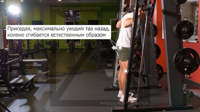 Приседания в смите с акцентом на ягодицы (Smith Machine Squat Glutes Focused) (УДАЛИТЬ) смотреть онлайн
