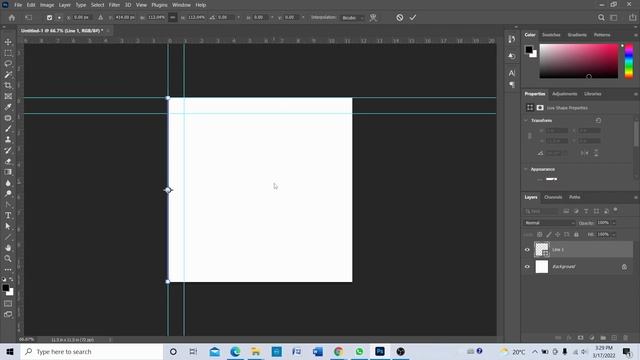 How to draw grid in Photoshop | [ Custom Grid in Photoshop ] смотреть онлайн