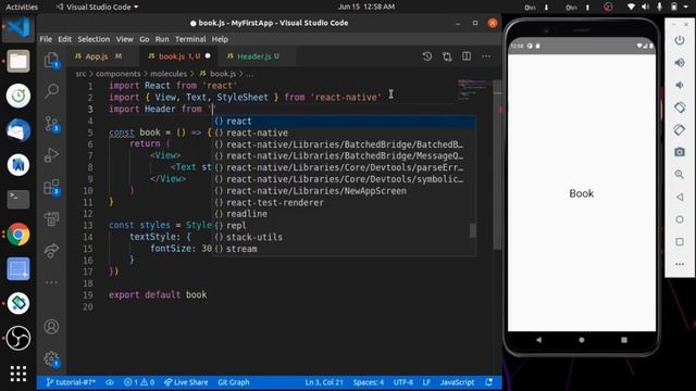 #7 React Native Props | React Native Complete Course смотреть онлайн