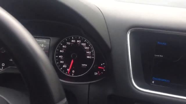 2016 Audi Q5 3.0 TDI: Full ABS Stop Downhill on Ice смотреть онлайн