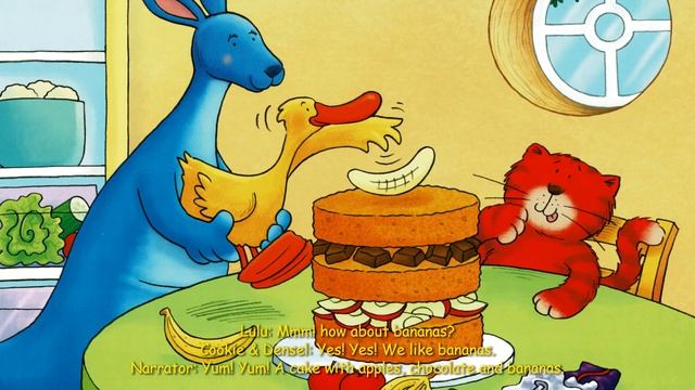 Cookie & Friends A - U6 Food - Let's Make a Cake! (Story with audio & text) смотреть онлайн