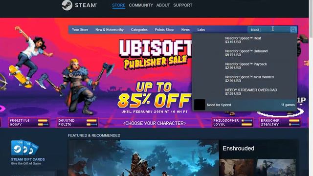 save 95% on NFS steam. смотреть онлайн
