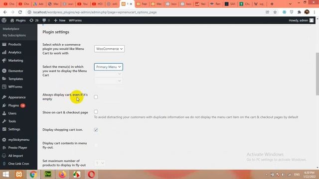 How to Place Shopping Cart Icon in the menu for WooCommerce смотреть онлайн