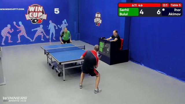 22:00 Булуй Сергей 0-3 Акимов Игорь стол 5 ЮГ-6 11.07.22 | Настольный Теннис WINCUP смотреть онлайн
