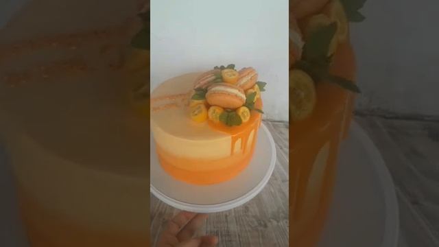 Торт - оранжевое настроение