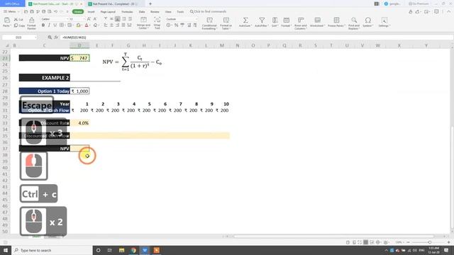 Excel in Hindi - Net Present Value Function Excel - 20 смотреть онлайн