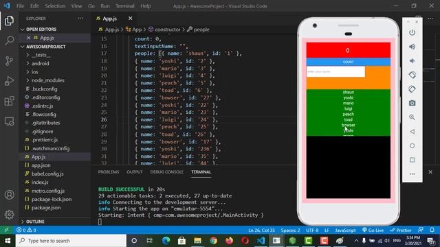 react native cli ScrollView بالعربي смотреть онлайн