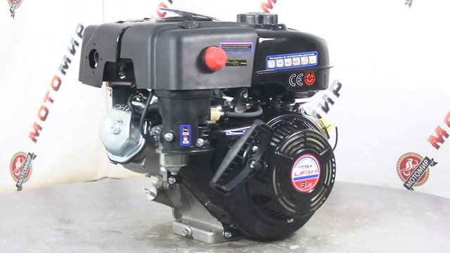 Двигатель LIFAN 9 л.с. 177F-BH (вал d25 мм) с редуктором 1:6 смотреть онлайн