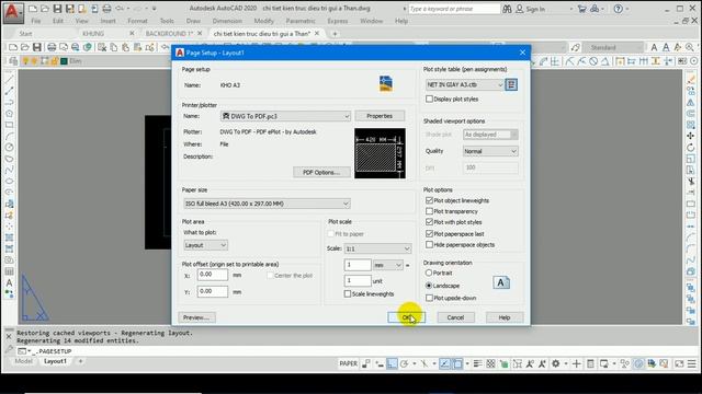 THIẾT LẬP KHỔ GIẤY IN TRONG LAYOUT AUTOCAD - PAGE SETUP MANAGER LÀ RẤT QUAN TRỌNG смотреть онлайн