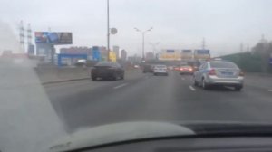 Погоня ДПС за водителем мерседеса