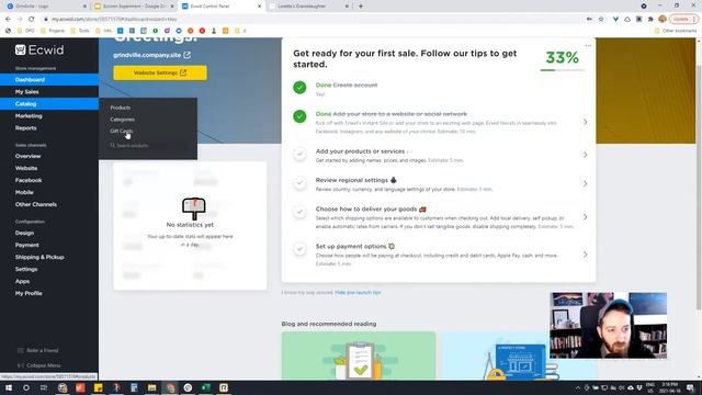 Creating a new Ecwid store смотреть онлайн