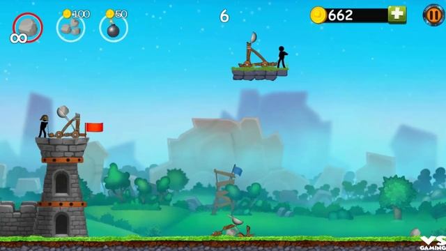 The Catapult | Stickman the Catapult Simulator NEW HIGHSCORE - Android GamePlay#10 FHD смотреть онлайн