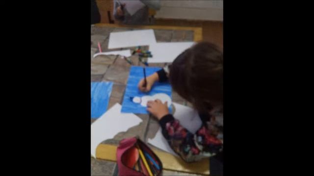 Мастер класс "Аппликация "Весёлый снеговик" смотреть онлайн