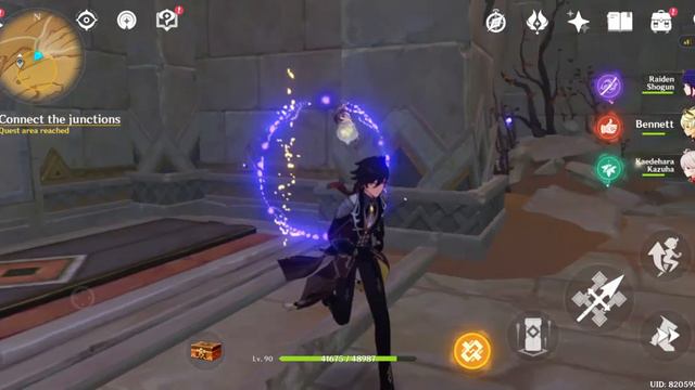 Proceed deeper | Connect the junctions | Obtain Liloupar's fragment | Genshin Impact смотреть онлайн