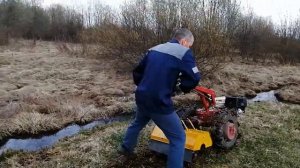 Активная фреза для мотоблока | Первый опыт работы с фрезой