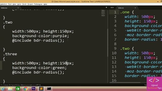 SASS Tutorial #4-Sass Mixins Using (Learn Sass)?? смотреть онлайн