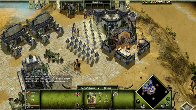 M 5 - The Ancient Relics. Age of Mythology: Extended Edition. The Titans. Difficulty - Titan. смотреть онлайн