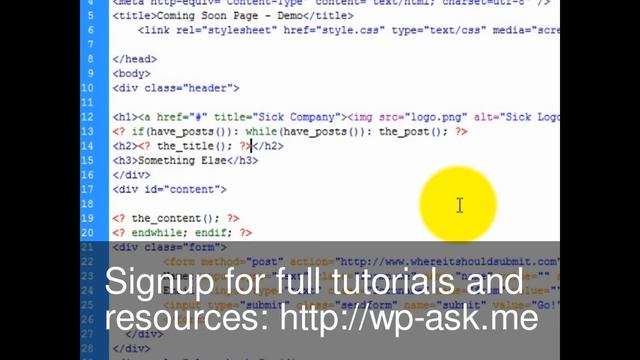 Quick Tip: Custom Landing Pages for your WordPress Theme смотреть онлайн