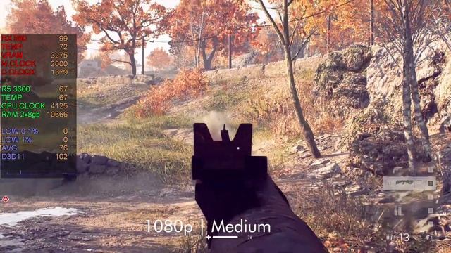 RX 580 8GB + Ryzen 5 3600 | Battlefield V | All Settings | FPS Tests & Benchmarks | 1080p смотреть онлайн