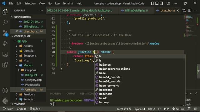 Laravel E-commerce: [23] Setting Up Billing Details смотреть онлайн