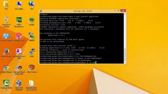Instalar phpMyAdmin web смотреть онлайн
