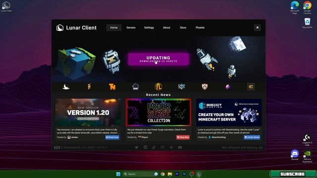 Lunar Client For TLauncher 1.20.2 - Download & Install Lunar Client In TLauncher 1.20.2