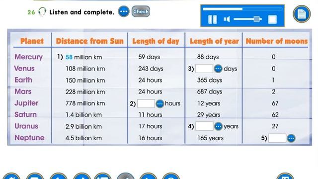 Smiles 4th Grade. Module 7. Science. Time For CLIL. Listening, Page 110