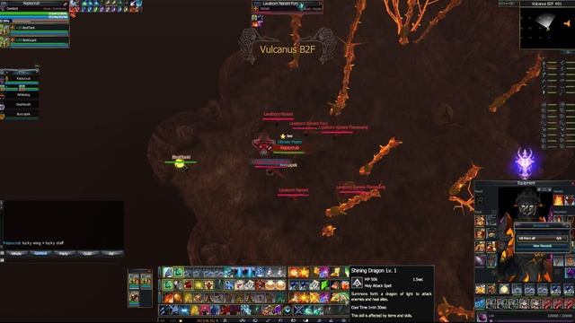 Rappelz Undine 220 Overlord Vulcanus medium 3.08 min lucky set смотреть онлайн