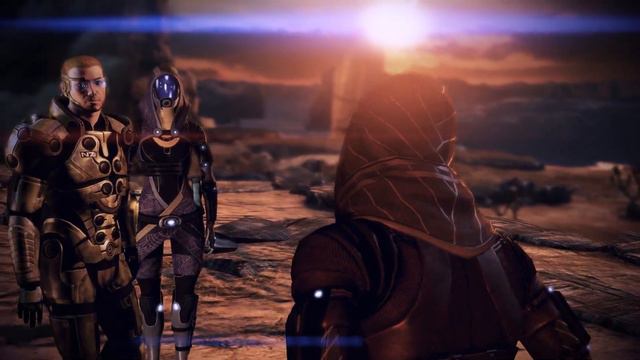 Mass Effect 3 Rannoch peace dialogue for exiled romanced Tali смотреть онлайн