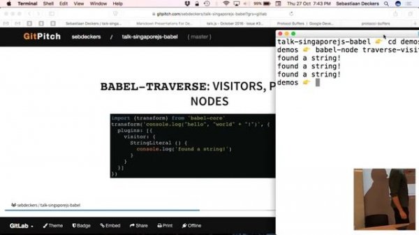 Babel plugins: Writing code that writes code - SingaporeJS