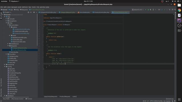 Laravel: интернет магазин ч.14: Валидация, FormRequest смотреть онлайн