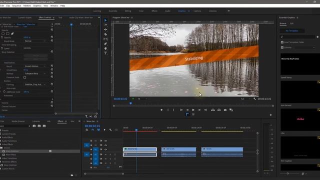 Как выравнить видео по Горизонтали и Вертикали в Premiere Pro смотреть онлайн