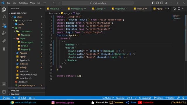 mern stack navbar and routing chatgpt clone mern stack porject mern app смотреть онлайн