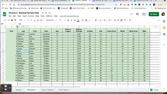Module 2: Baseball Data Activity смотреть онлайн