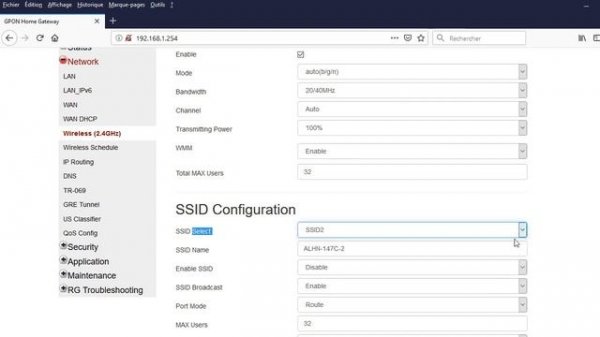 Configuration Nokia GPON ONT(G240W A) PPPoE And Multi SSID